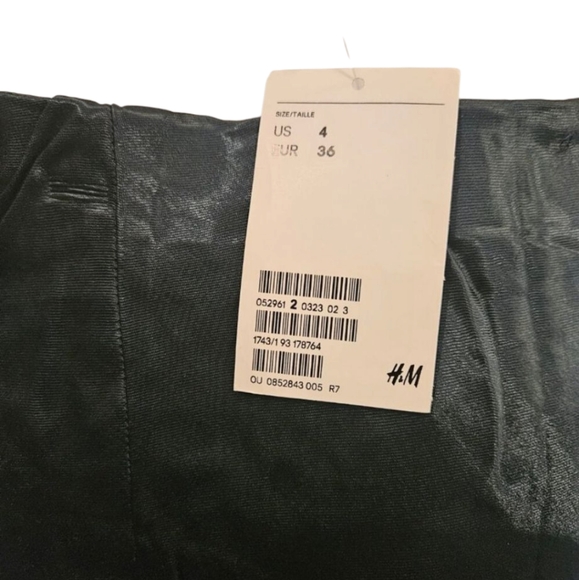 NWT - DIVIDED - Green Satin Midi Slip Skirt - Size 4 - Picture 4 of 5